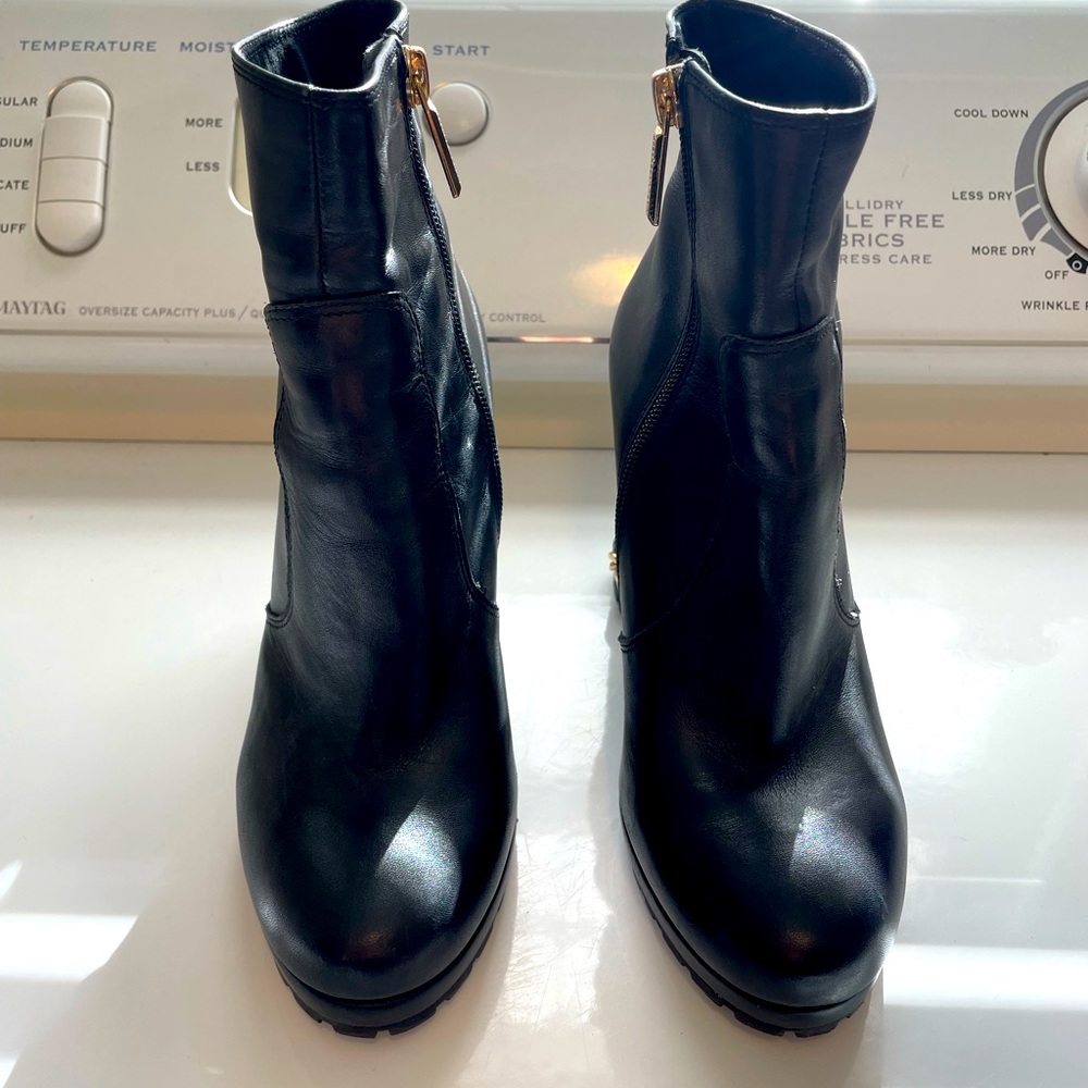 Karl Lagerfeld Chain Booties